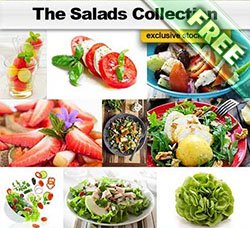 高清蔬菜图片：The Salads Collection
